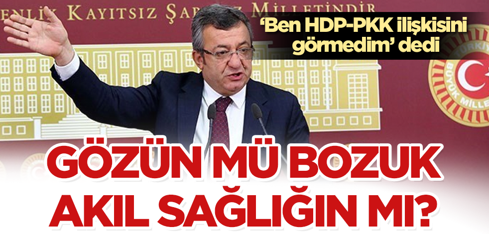 Engin Altay, HDP-PKK ilişkisini görememiş! Gözün mü bozuk, akıl sağlığın mı be adam?