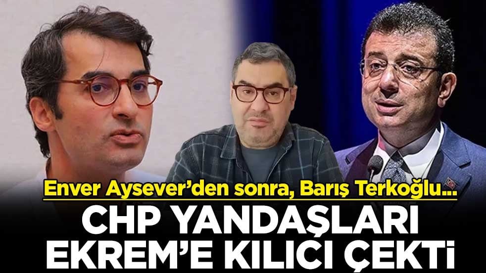 Enver Aysever’den sonra, Barış Terkoğlu... CHP yandaşları Ekrem'e kılıcı çekti