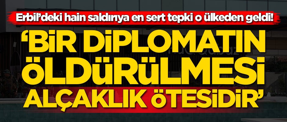 Erbil’deki hain saldırıya en sert tepki o ülkeden geldi: Bu alçaklık ötesidir
