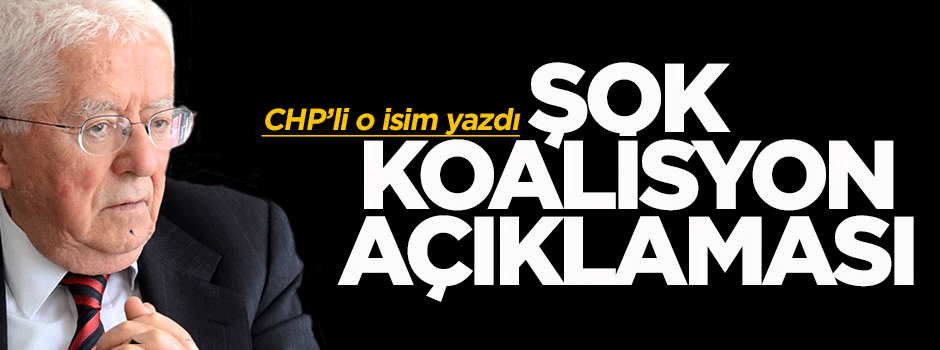 Erdem: AK Parti HDP ile koalisyon kurmalı