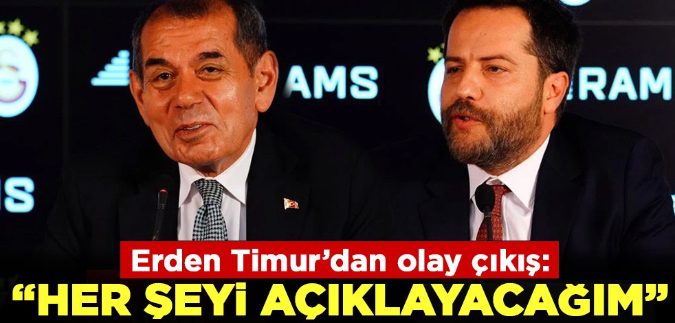 Erden Timur'dan olay çıkış: Her şeyi açıklayacağım