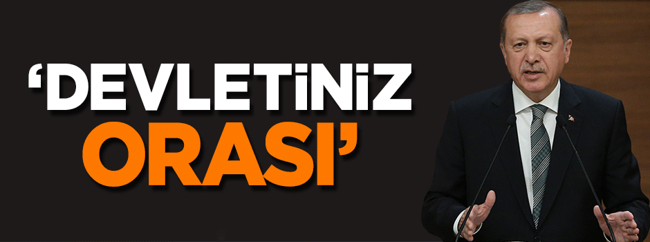 Erdoğan: 400 dönüm yer vermişler, Paralel Yapı'nın devleti orası