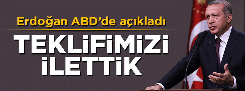 Erdoğan ABD'de açıkladı: İstanbul'un BM merkezi olmasını teklif ettik