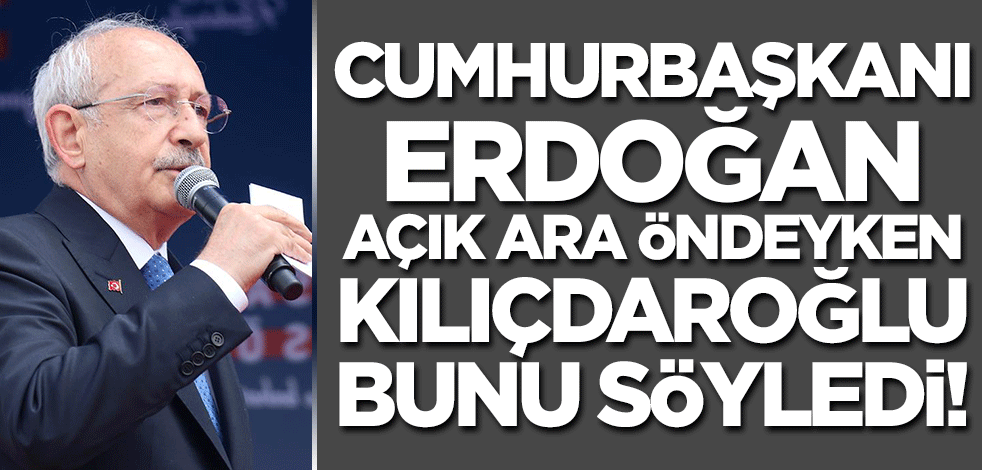 Erdoğan açık ara önde giderken Kemal Kılıçdaroğlu'ndan partililerine sandık çağrısı!