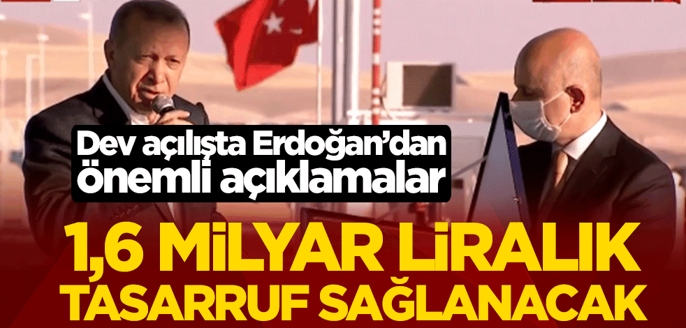Erdoğan Ankara-Niğde Otoyolu Açılış Töreni'nde konuştu