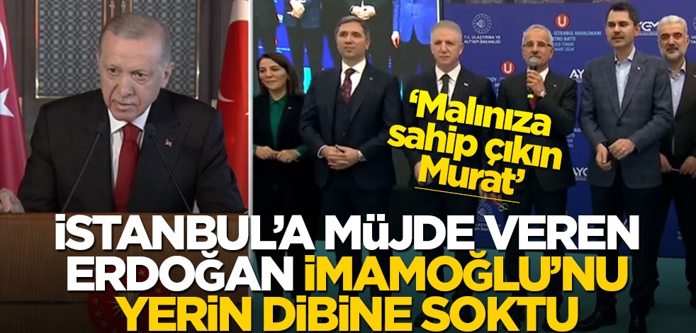 Erdoğan Arnavutköy-İstanbul Havalimanı metrosu açılış töreninde konuştu
