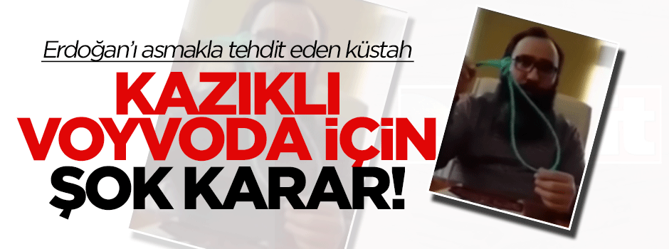 'Erdoğan asılacak' diye tehdit eden Çulhaoğlu tahliye edildi