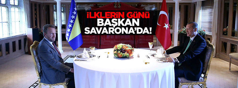 Erdoğan, Bakir İzzetbegoviç'le Savarona'da görüştü