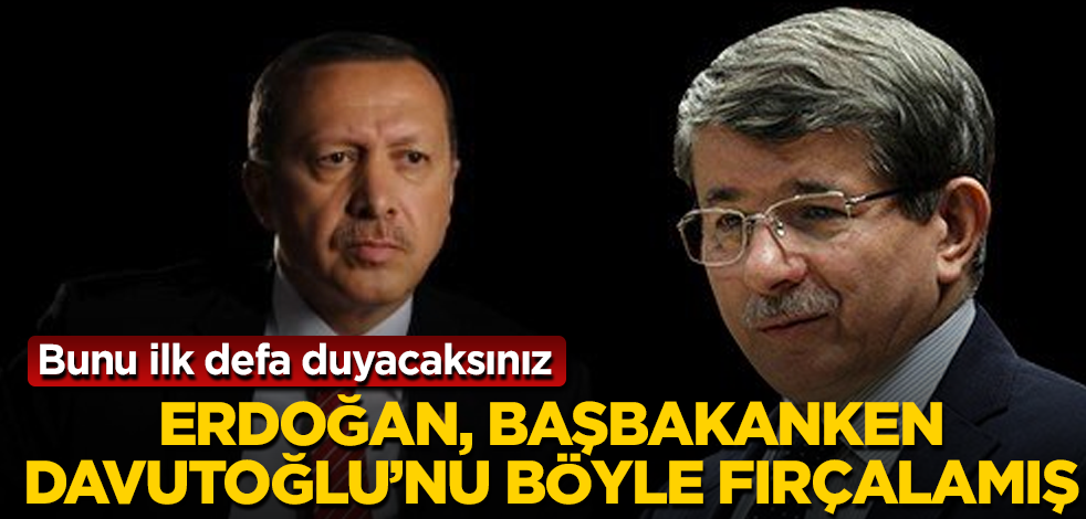 Erdoğan, başbakanken Davutoğlu'nu böyle fırçalamış! Bunu ilk defa duyacaksınız