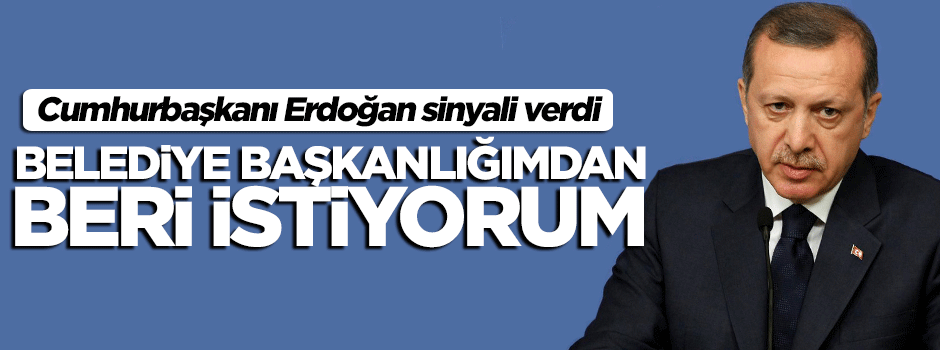 Erdoğan: Belediye başkanlığımdan beri başkanlık sistemini istiyorum