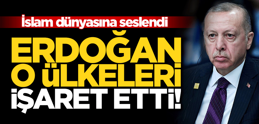 Erdoğan BMGK'yı işaret etti: İslam coğrafyasının geleceği 5 ülkenin ağzına bırakılamaz!