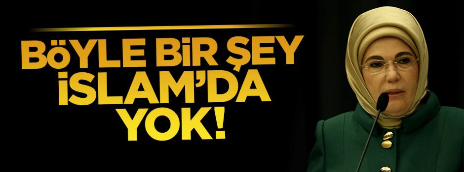 Erdoğan: Böyle bir yaşam tarzı İslam'da yok