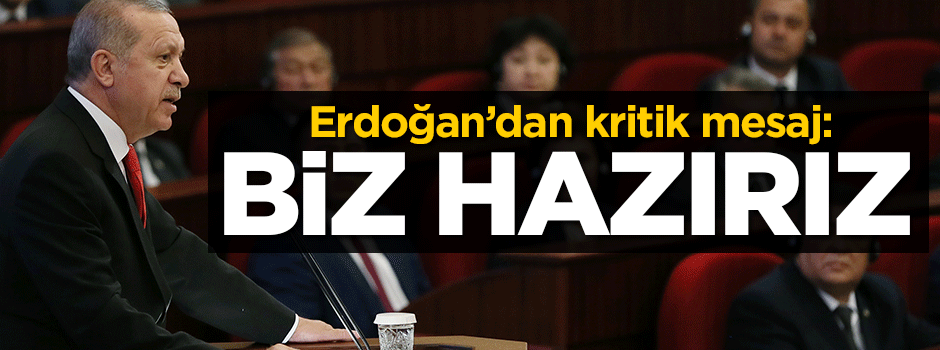 Erdoğan: Bu bir diriliştir