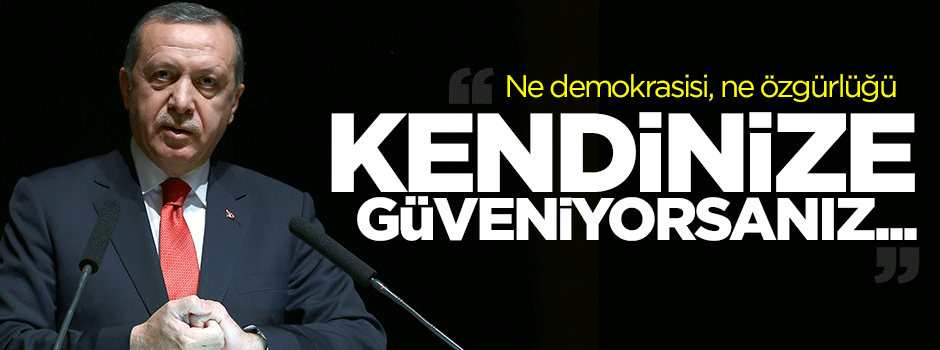 Erdoğan 'Çanakkale ruhu ve gençlik etkinliği'nde konuştu