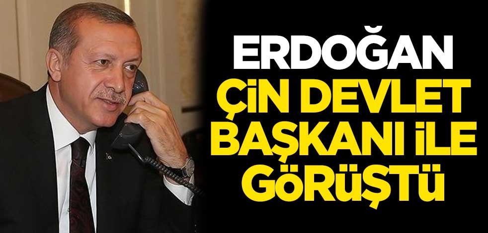 Erdoğan, Çin Devlet Başkanı Cinping ile görüştü