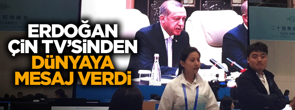 Erdoğan, Çin televizyonuna konuştu: Teröristin iyisi kötüsü olmaz