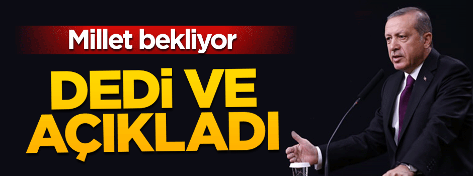 Erdoğan: Dokunulmazlıklar kaldırılmalı