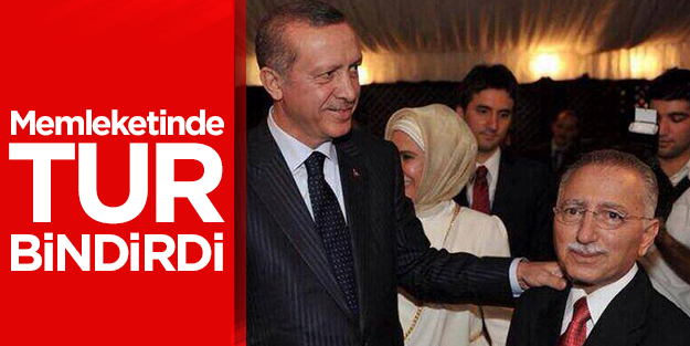 Erdoğan, Ekmel'in memleketinde tur bindirdi