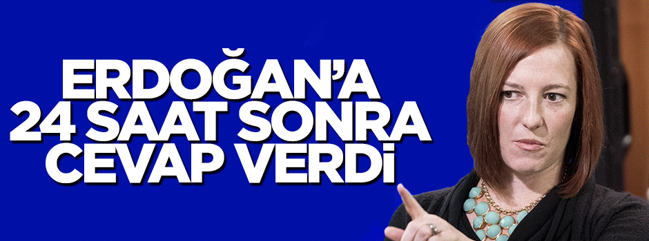 Erdoğan eleştirilerine 24 saat sonra cevap geldi