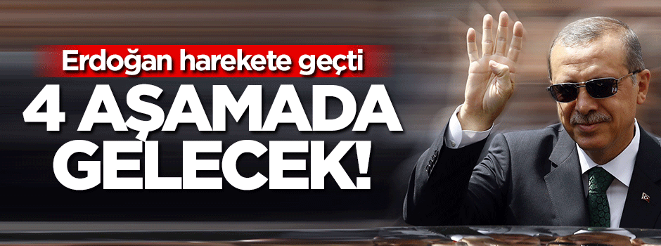 Erdoğan harekete geçti