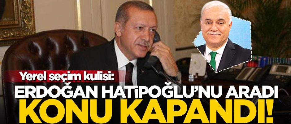"Erdoğan, Hatipoğlu'nu aradı, konu kapandı!"