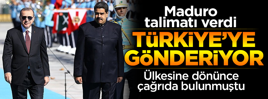 Erdoğan hayranı Maduro'dan flaş ekonomi hamlesi! Türkiye'ye gönderiyor
