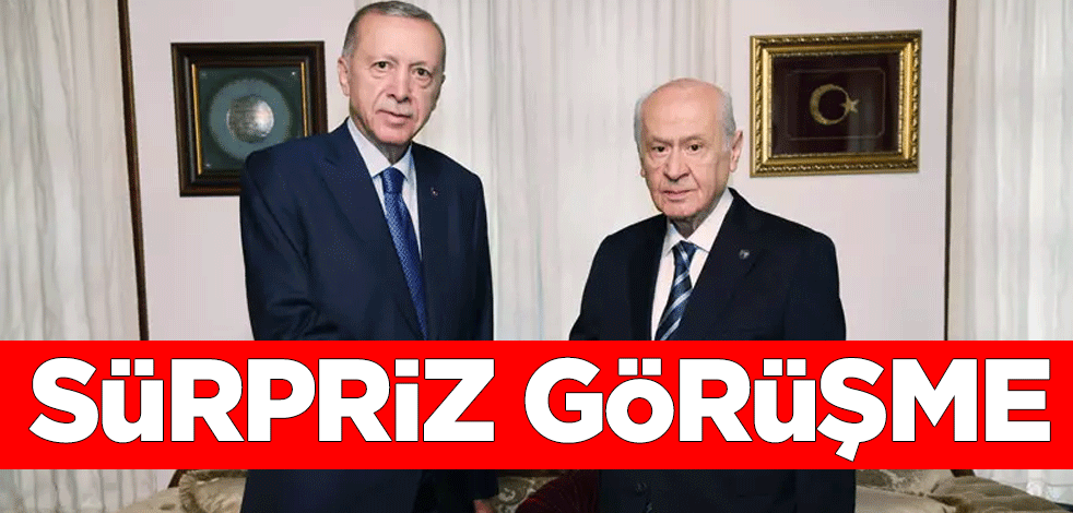 Erdoğan ile Bahçeli arasında sürpriz görüşme