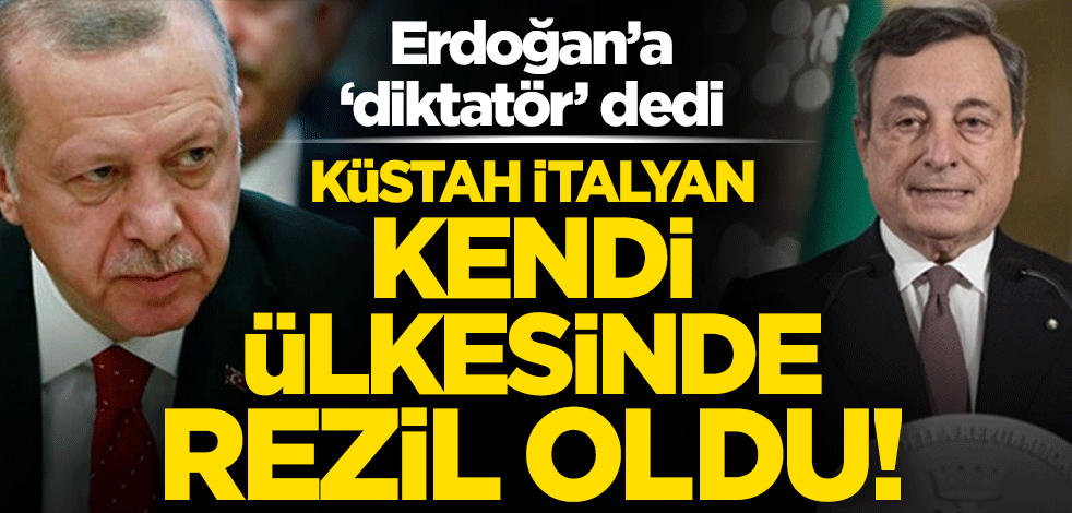 Erdoğan ile ilgili küstah sözleri sonrası Mario Draghi İtalya'da dalga konusu oldu