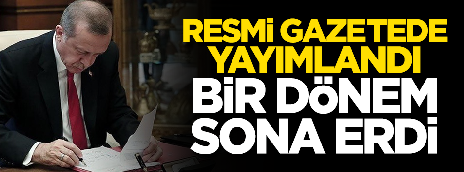 Erdoğan imzayı attı! "Yardımcı doçentlik kaldırıldı"
