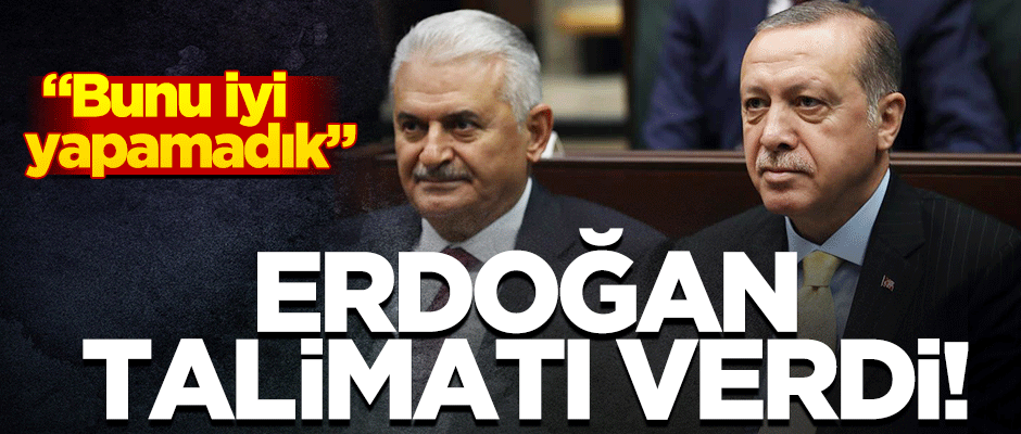 Erdoğan kritik toplantıda talimatı verdi! "Bunu iyi yapamadık"