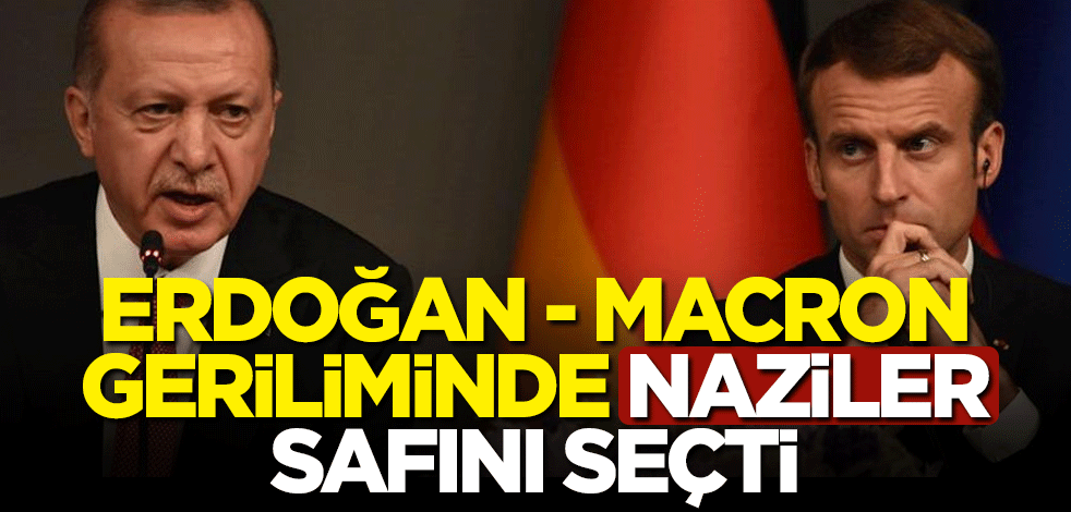 Erdoğan - Macron geriliminde Almanya safını seçti
