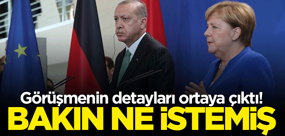 Erdoğan-Merkel görüşmesinin detayları ortaya çıktı