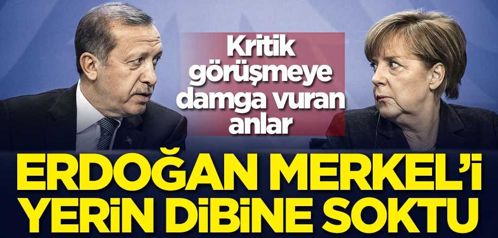 Erdoğan, Merkel'i yerin dibine soktu: Kabul edilemez
