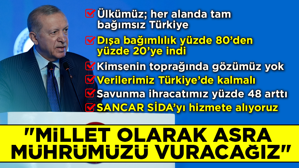 Cumhurbaşkanı Erdoğan’dan önemli açıklamalar