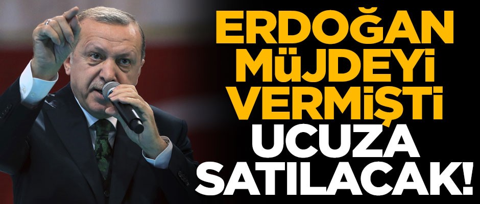Erdoğan müjdeyi vermişti! 400 bin ton alınıp ucuza satılacak