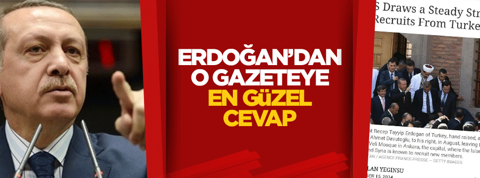 Erdoğan, New York Times gazetesinin röportaj talebini reddetti