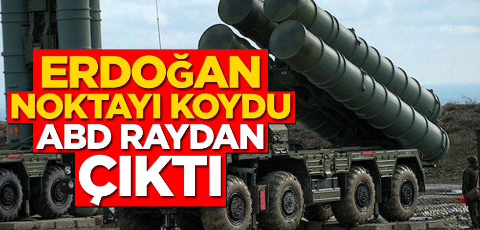 Erdoğan noktayı koydu! ABD raydan çıktı