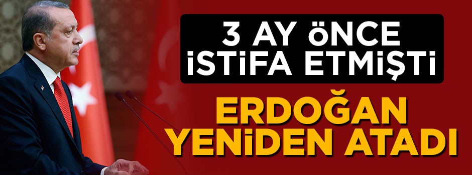 Erdoğan Ömer Özmen'i yeniden Aydın İl Başkanlığı'na atadı
