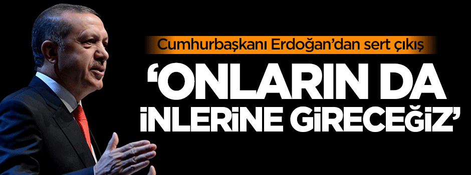 Erdoğan: Onların da inlerine gireceğiz