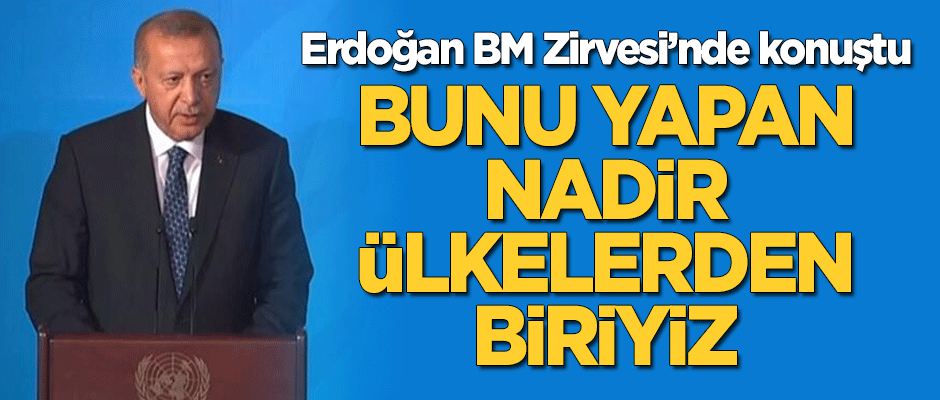 Erdoğan: Orman varlığını artıran nadir ülkelerden biriyiz