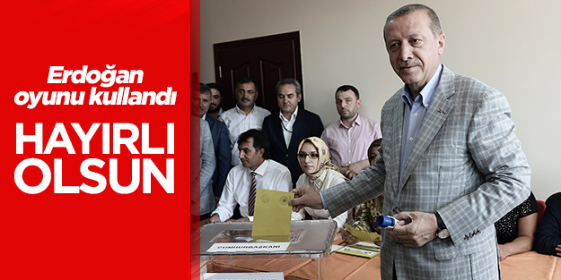 Erdoğan oyunu kullandı