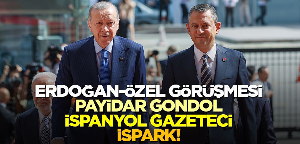 Erdoğan-Özel görüşmesi, Payidar Gondol, İspanyol gazeteci-İspark!