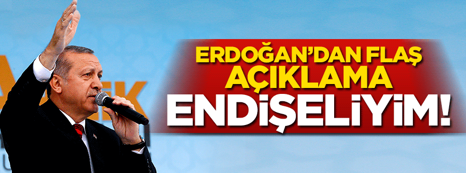 Erdoğan: Paris'ta yaşanan olaylardan dolayı endişeliyim