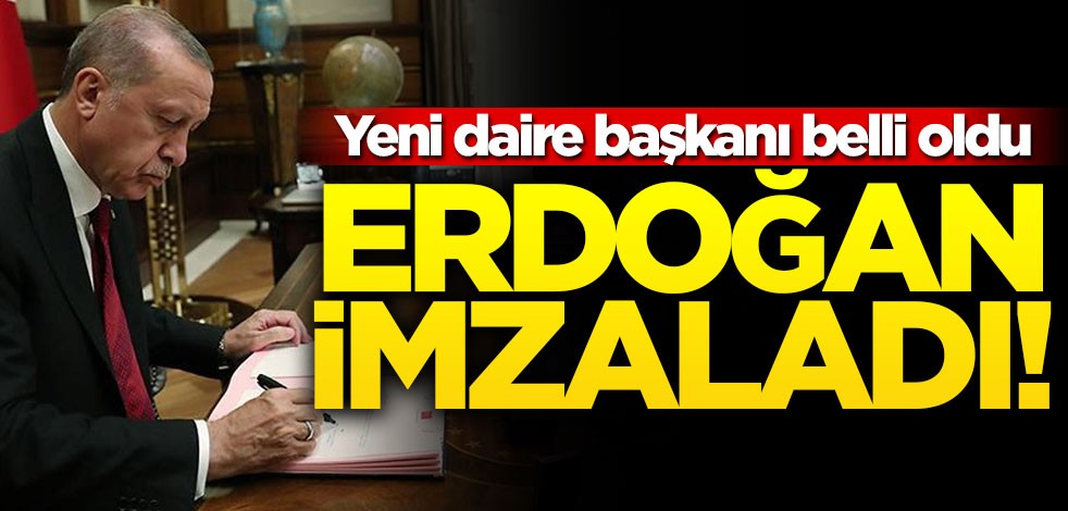 Erdoğan resmen onayladı! Yeni başkan belli oldu