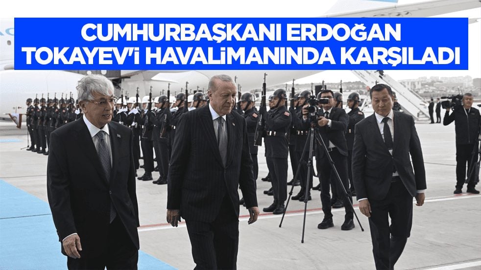 Erdoğan resmi törenle karşıladı! Kazakistan Cumhurbaşkanı Tokayev, Ankara'da