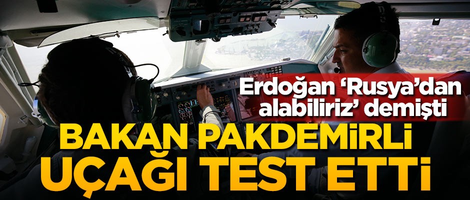 Erdoğan 'Rusya'dan alabiliriz' demişti! Bakan Pakdemirli test etti