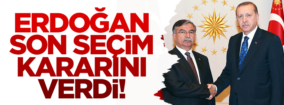 Erdoğan seçimlerin yenilenmesi kararını verdi!