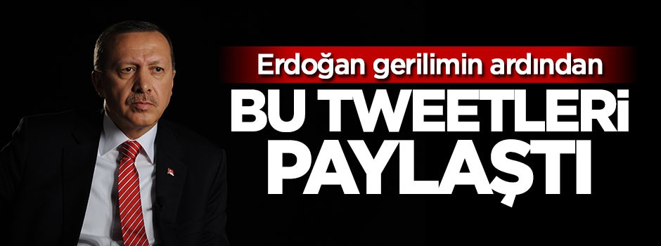 Erdoğan sert tepki göstermişti, bu Tweetleri paylaştı