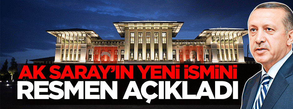 Erdoğan: Şimdi Saray diyoruz, yakında Külliye olacak