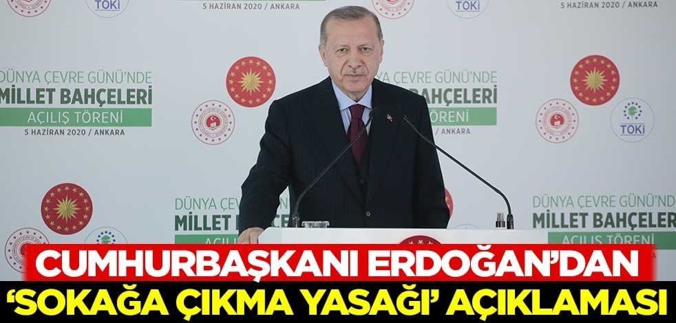 Erdoğan sokağa çıkma kısıtlamasını neden iptal ettiğini canlı yayında anlattı
